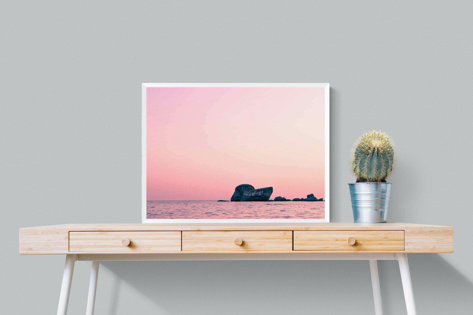 Pink Rocks-Wall_Art-80 x 60cm-Mounted Canvas-White-Pixalot
