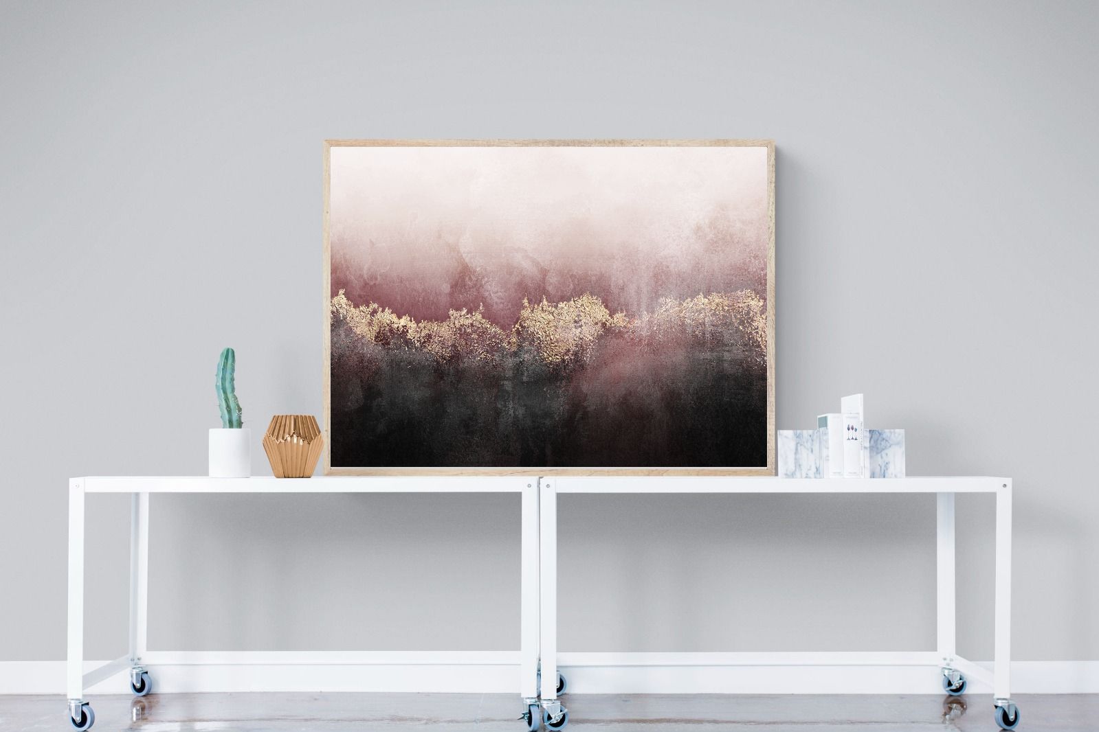 Pink Sky-Wall_Art-120 x 90cm-Mounted Canvas-Wood-Pixalot
