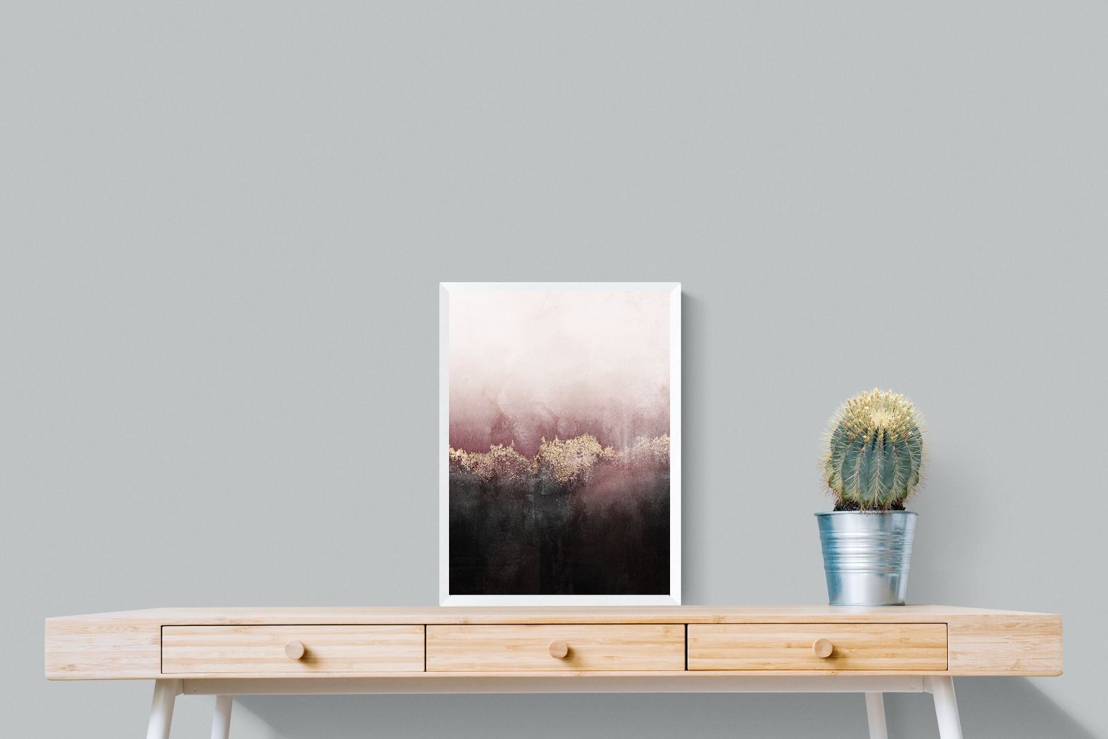Pink Sky-Wall_Art-45 x 60cm-Mounted Canvas-White-Pixalot