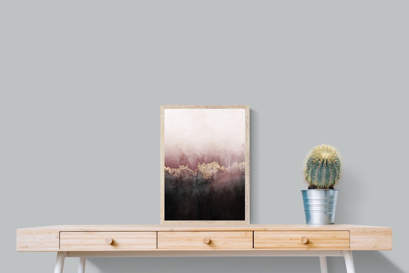 Pink Sky-Wall_Art-45 x 60cm-Mounted Canvas-Wood-Pixalot
