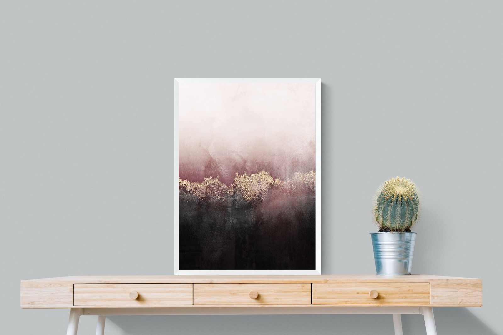 Pink Sky-Wall_Art-60 x 80cm-Mounted Canvas-White-Pixalot