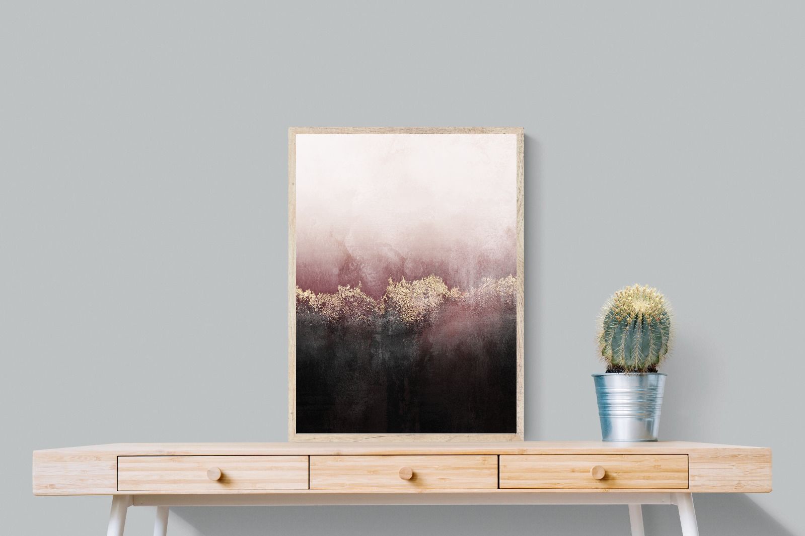 Pink Sky-Wall_Art-60 x 80cm-Mounted Canvas-Wood-Pixalot