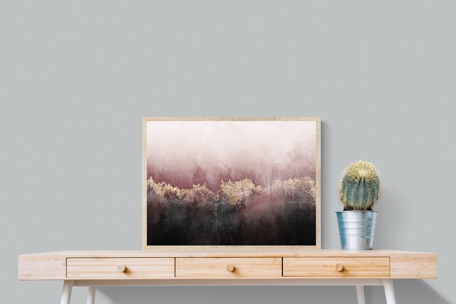 Pink Sky-Wall_Art-80 x 60cm-Mounted Canvas-Wood-Pixalot