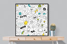 Play Time-Wall_Art-100 x 100cm-Mounted Canvas-Black-Pixalot