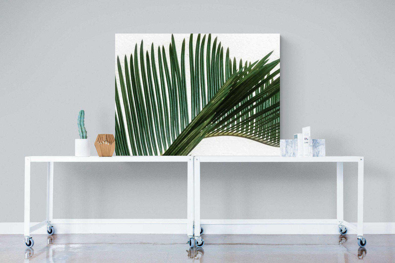 Pointy Frond-Wall_Art-120 x 90cm-Mounted Canvas-No Frame-Pixalot