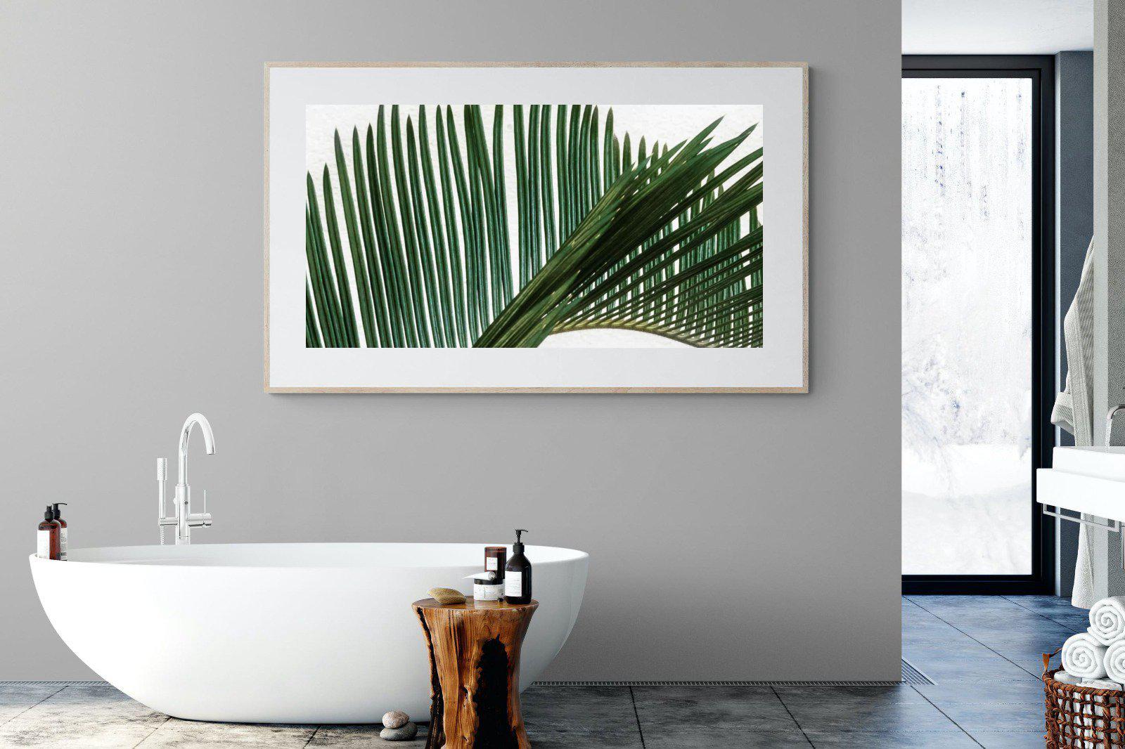 Pointy Frond-Wall_Art-180 x 110cm-Framed Print-Wood-Pixalot