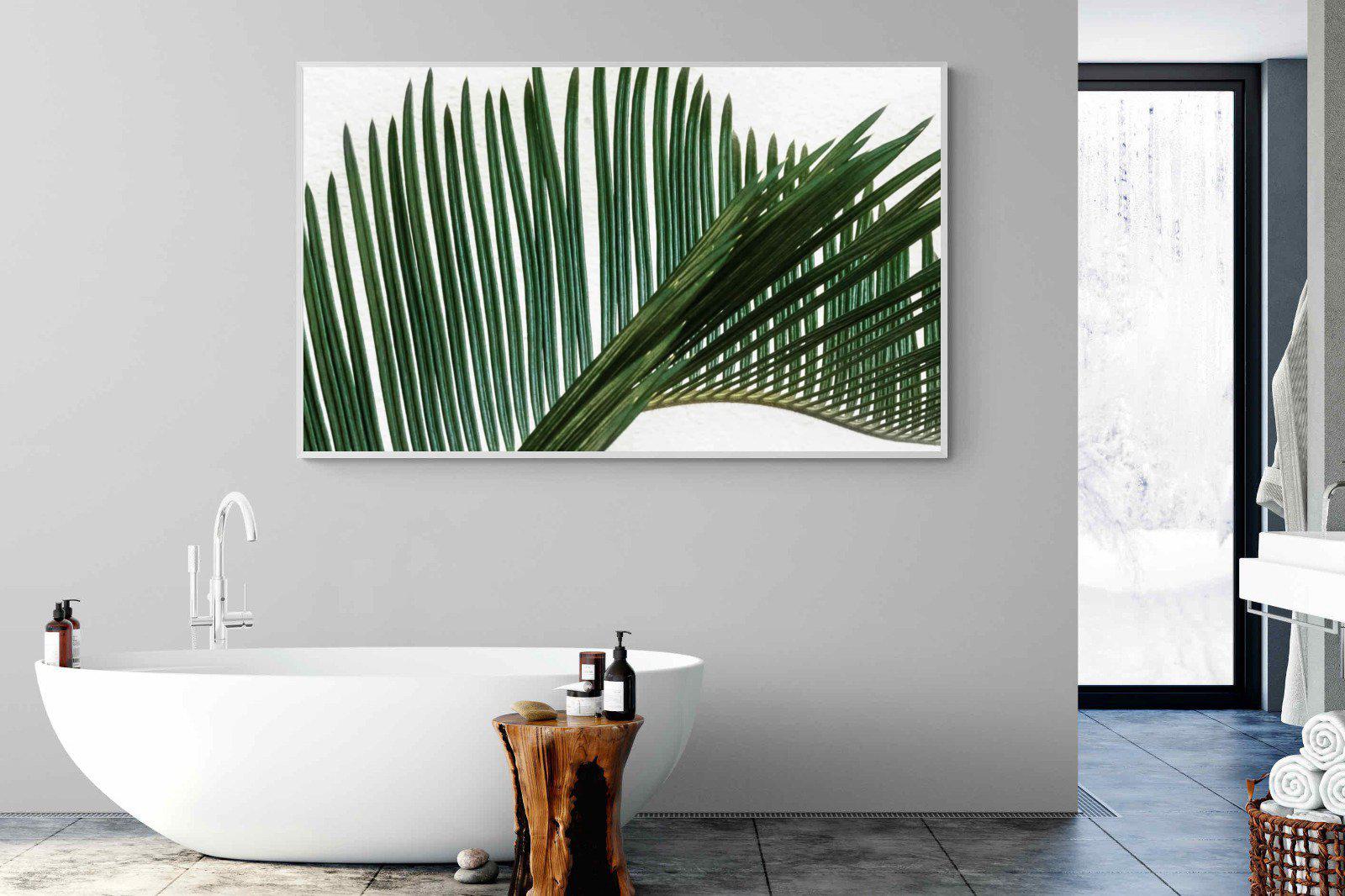 Pointy Frond-Wall_Art-180 x 110cm-Mounted Canvas-White-Pixalot