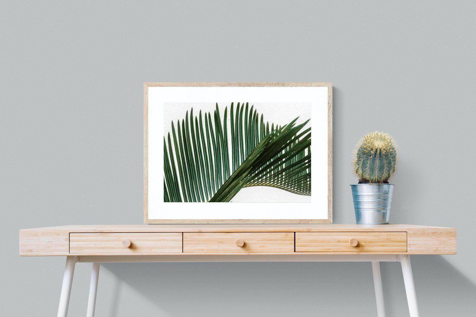 Pointy Frond-Wall_Art-80 x 60cm-Framed Print-Wood-Pixalot