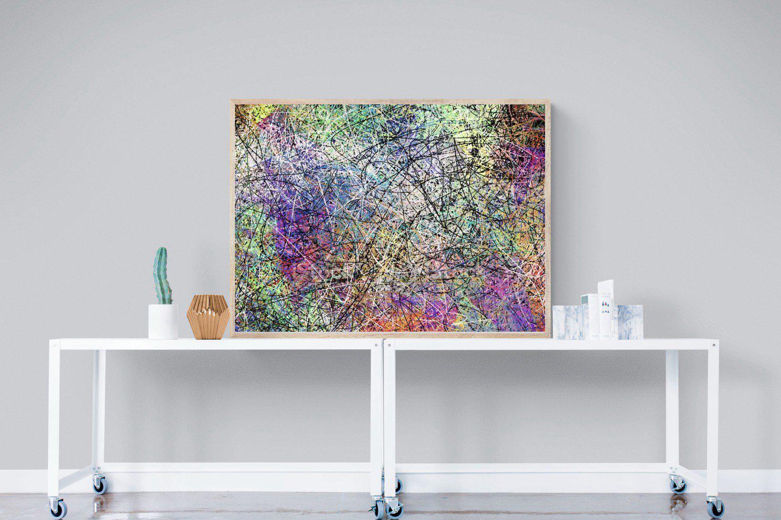 Pollock-Wall_Art-120 x 90cm-Mounted Canvas-Wood-Pixalot