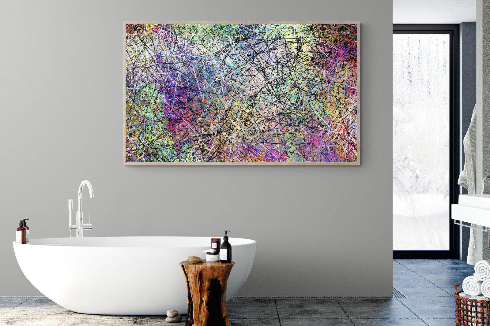 Pollock-Wall_Art-180 x 110cm-Mounted Canvas-Wood-Pixalot