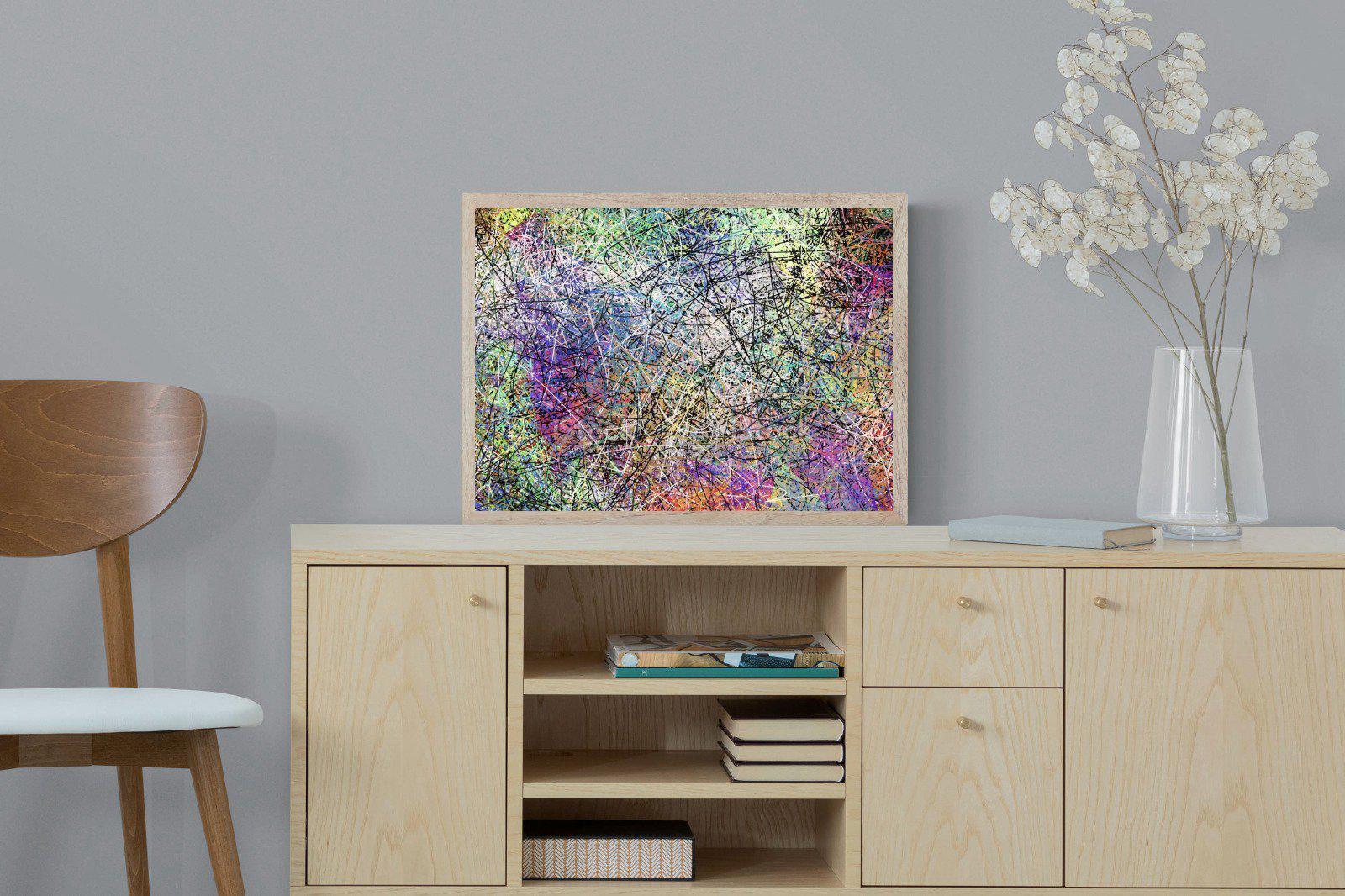 Pollock-Wall_Art-60 x 45cm-Mounted Canvas-Wood-Pixalot