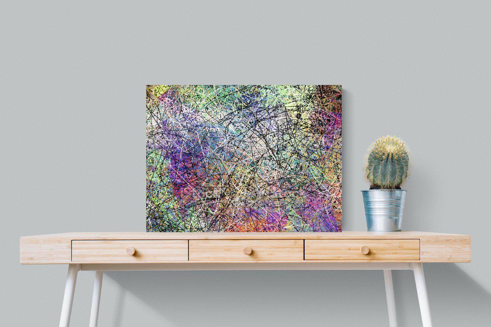 Pollock-Wall_Art-80 x 60cm-Mounted Canvas-No Frame-Pixalot