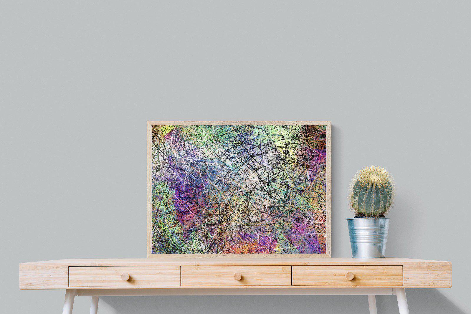 Pollock-Wall_Art-80 x 60cm-Mounted Canvas-Wood-Pixalot