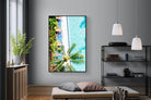 Poolside-Wall_Art-120 x 180cm-Mounted Canvas-Black-Pixalot