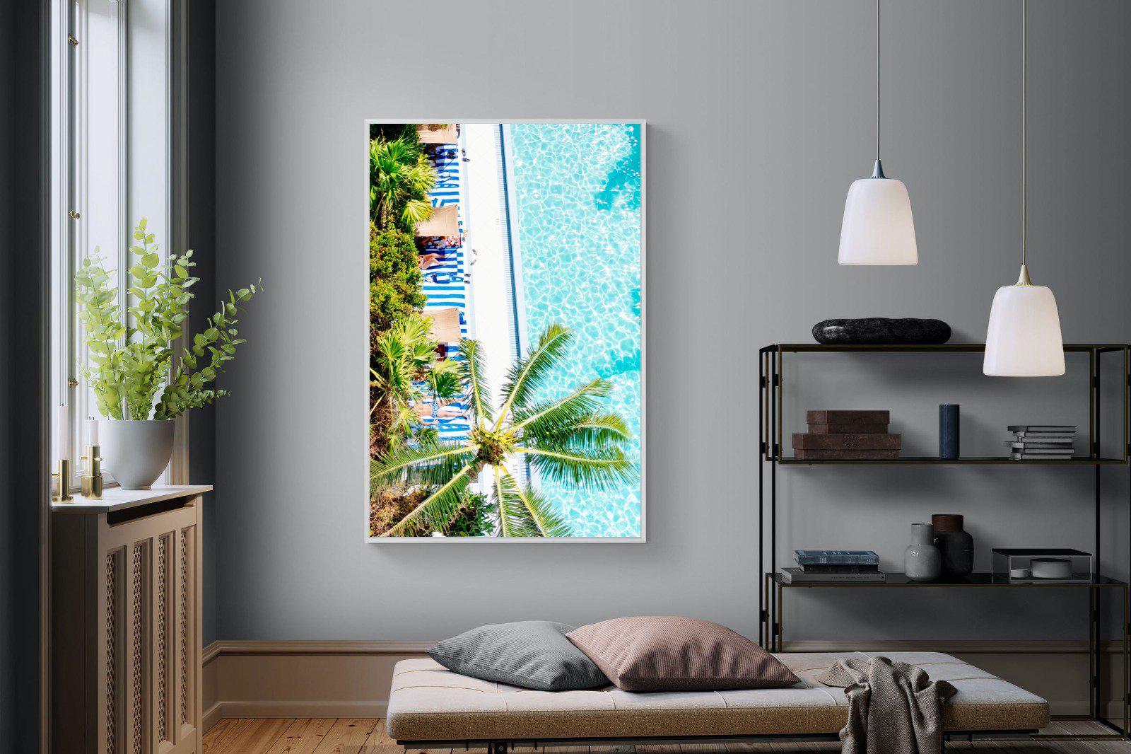 Poolside-Wall_Art-120 x 180cm-Mounted Canvas-White-Pixalot