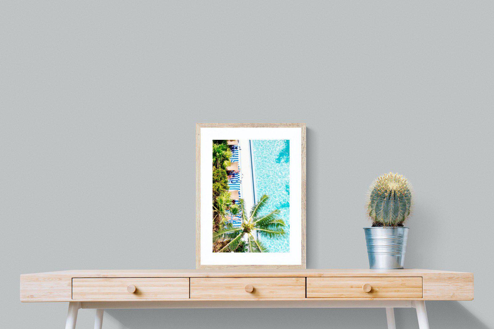 Poolside-Wall_Art-45 x 60cm-Framed Print-Wood-Pixalot