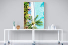 Poolside-Wall_Art-90 x 120cm-Mounted Canvas-Wood-Pixalot