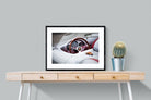 Porsche 550 Spyder-Wall_Art-80 x 60cm-Framed Print-Black-Pixalot