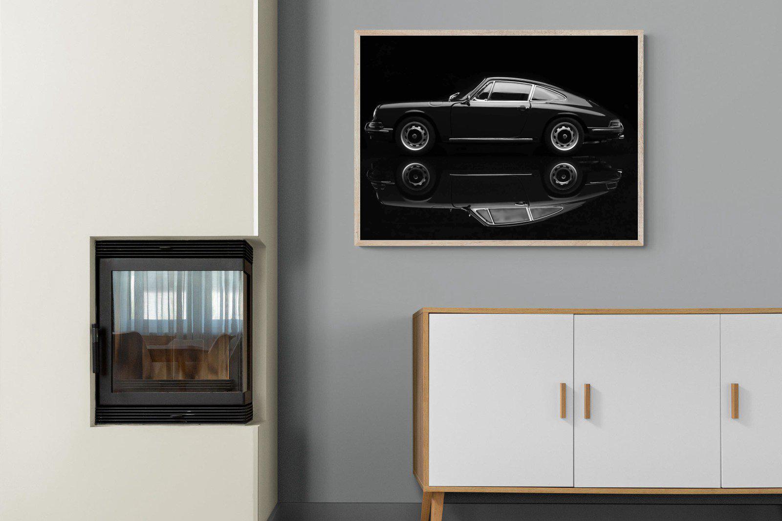 Porsche 911-Wall_Art-100 x 75cm-Mounted Canvas-Wood-Pixalot