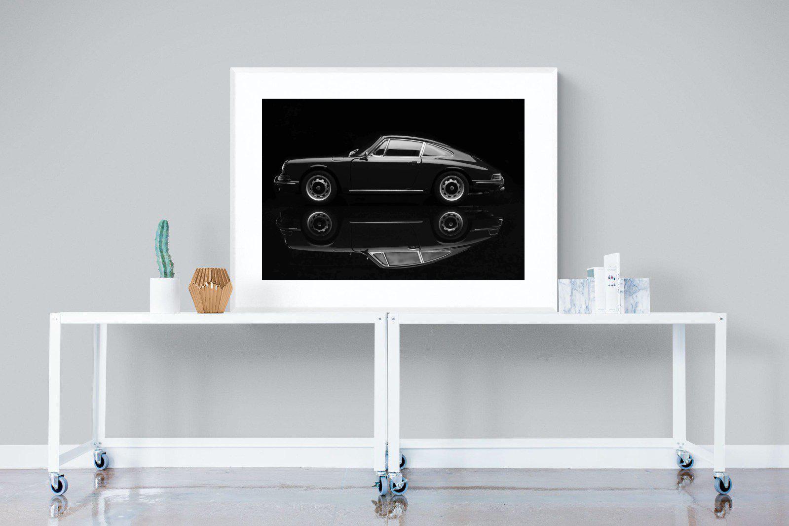 Porsche 911-Wall_Art-120 x 90cm-Framed Print-White-Pixalot