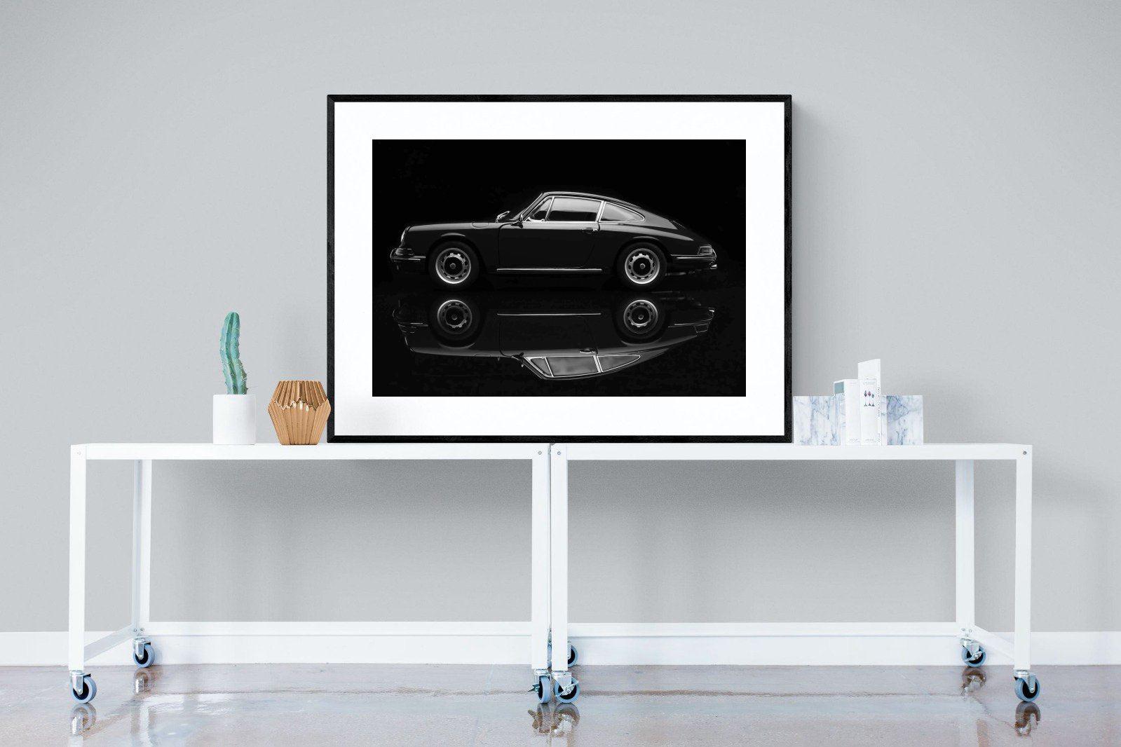 Porsche 911-Wall_Art-120 x 90cm-Framed Print-Black-Pixalot