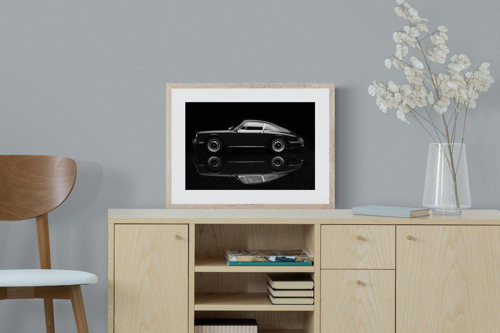 Porsche 911-Wall_Art-60 x 45cm-Framed Print-Wood-Pixalot