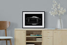 Porsche 911-Wall_Art-60 x 45cm-Framed Print-Black-Pixalot
