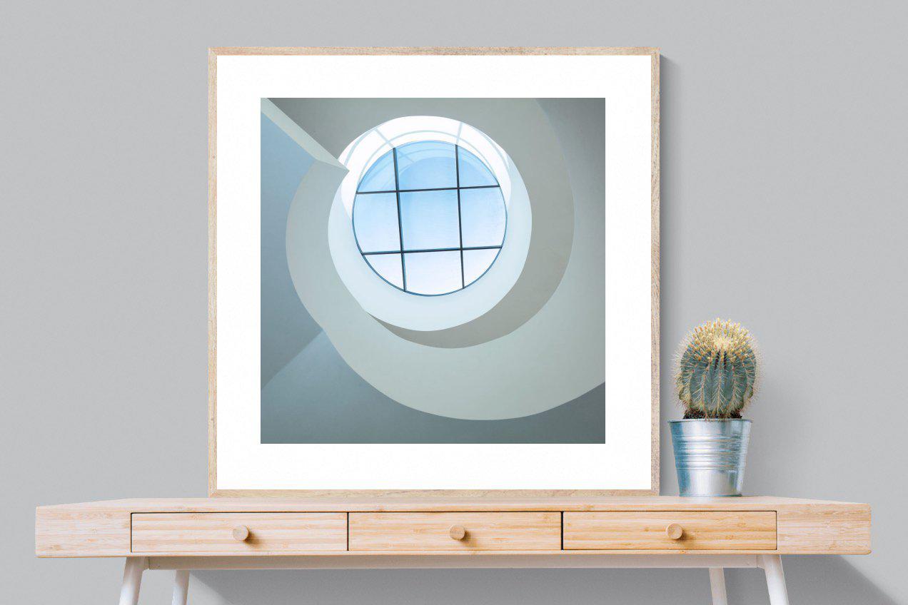 Porthole-Wall_Art-100 x 100cm-Framed Print-Wood-Pixalot