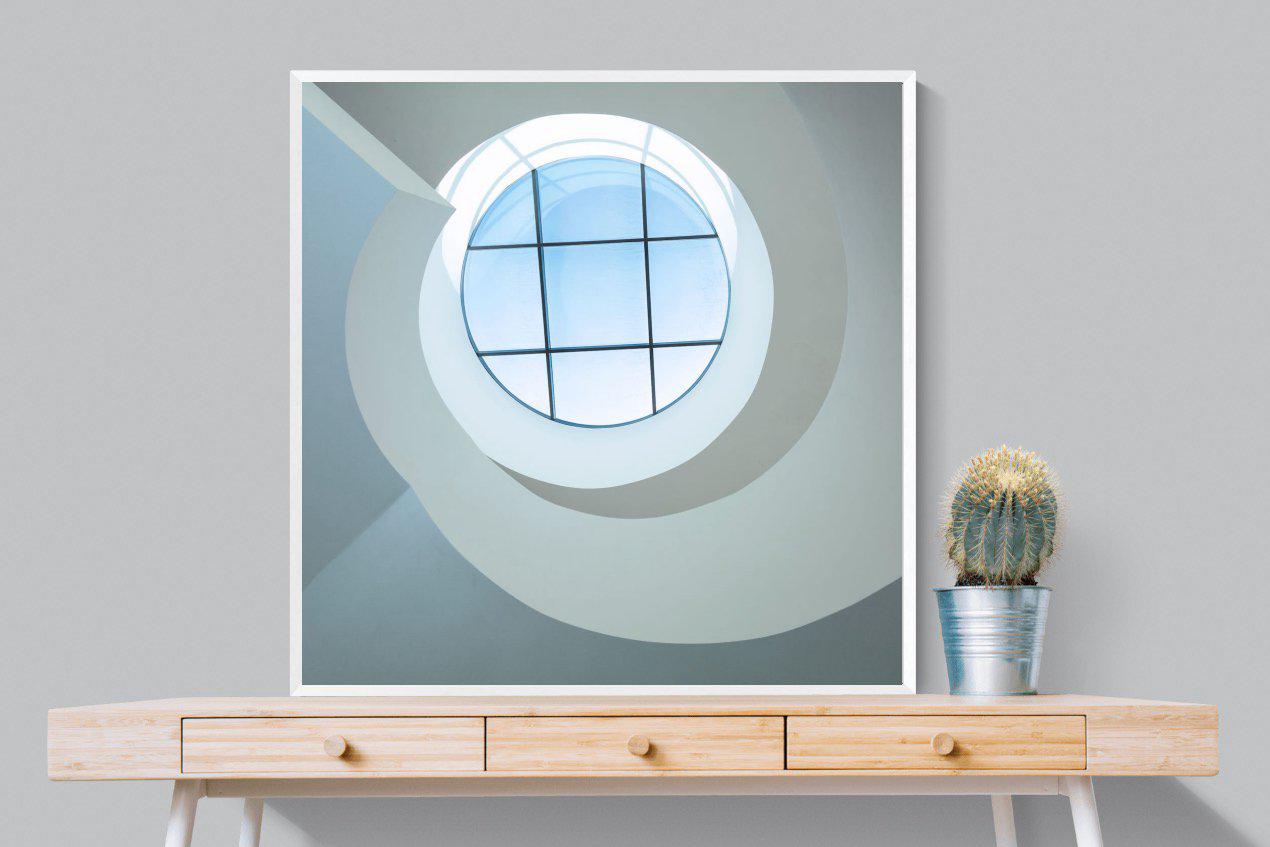 Porthole-Wall_Art-100 x 100cm-Mounted Canvas-White-Pixalot