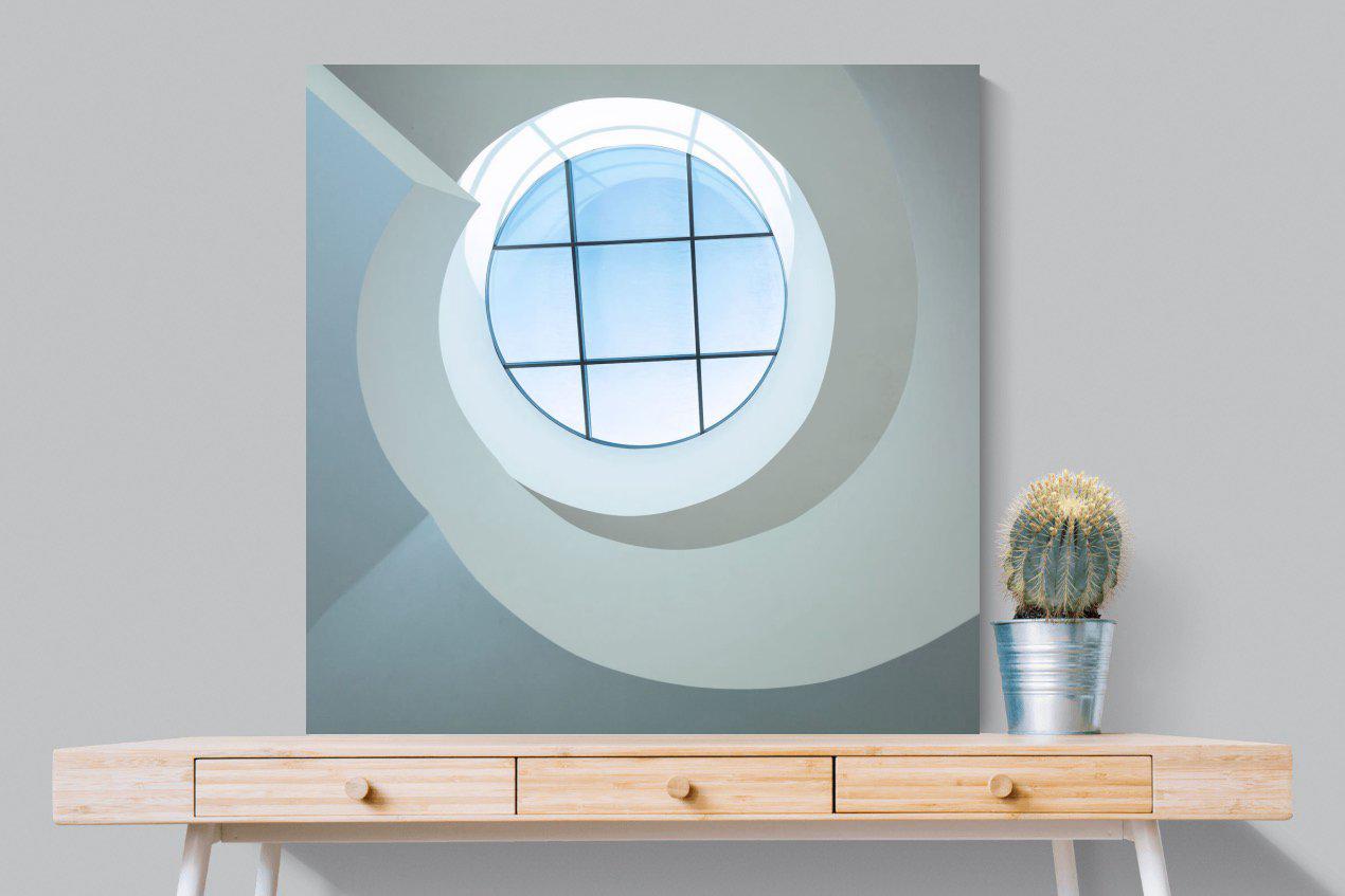 Porthole-Wall_Art-100 x 100cm-Mounted Canvas-No Frame-Pixalot
