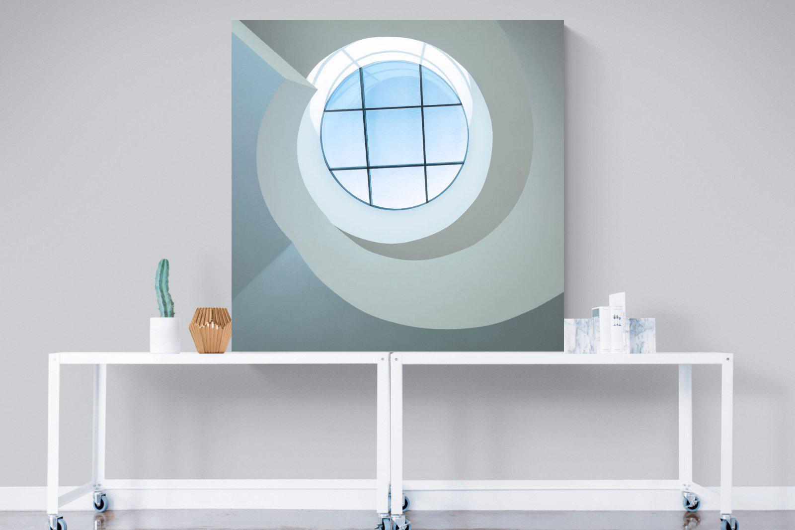 Porthole-Wall_Art-120 x 120cm-Mounted Canvas-No Frame-Pixalot