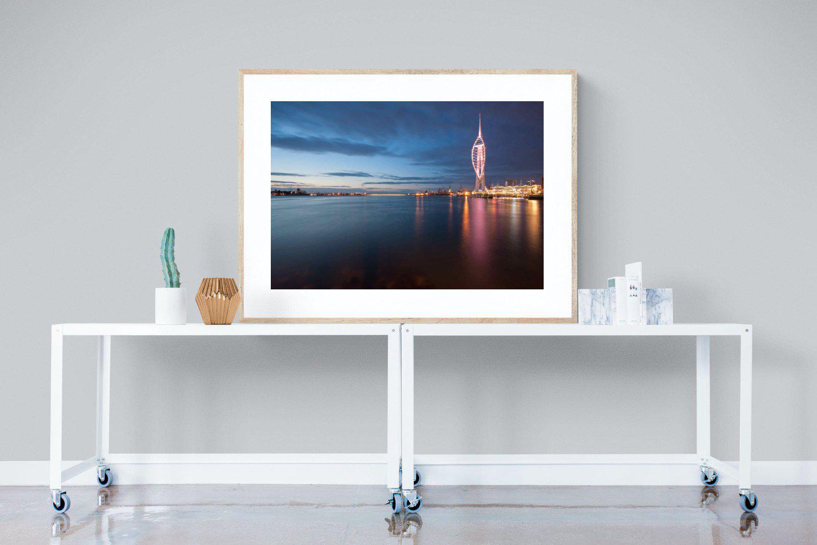 Portsmouth-Wall_Art-120 x 90cm-Framed Print-Wood-Pixalot