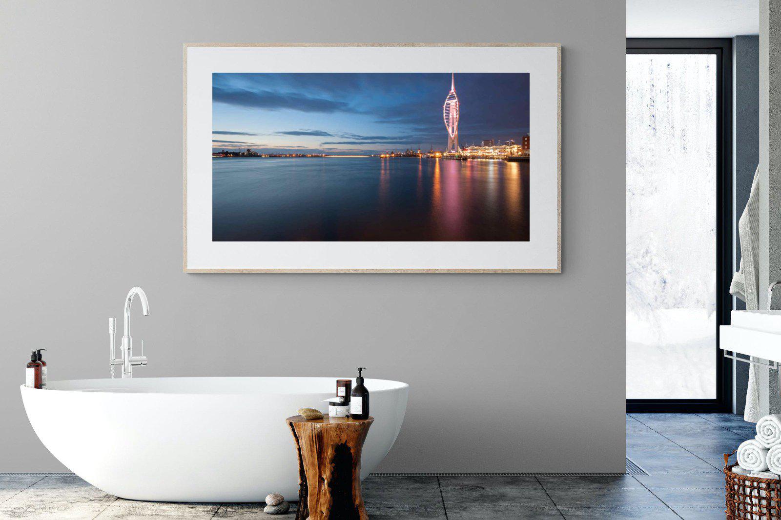 Portsmouth-Wall_Art-180 x 110cm-Framed Print-Wood-Pixalot