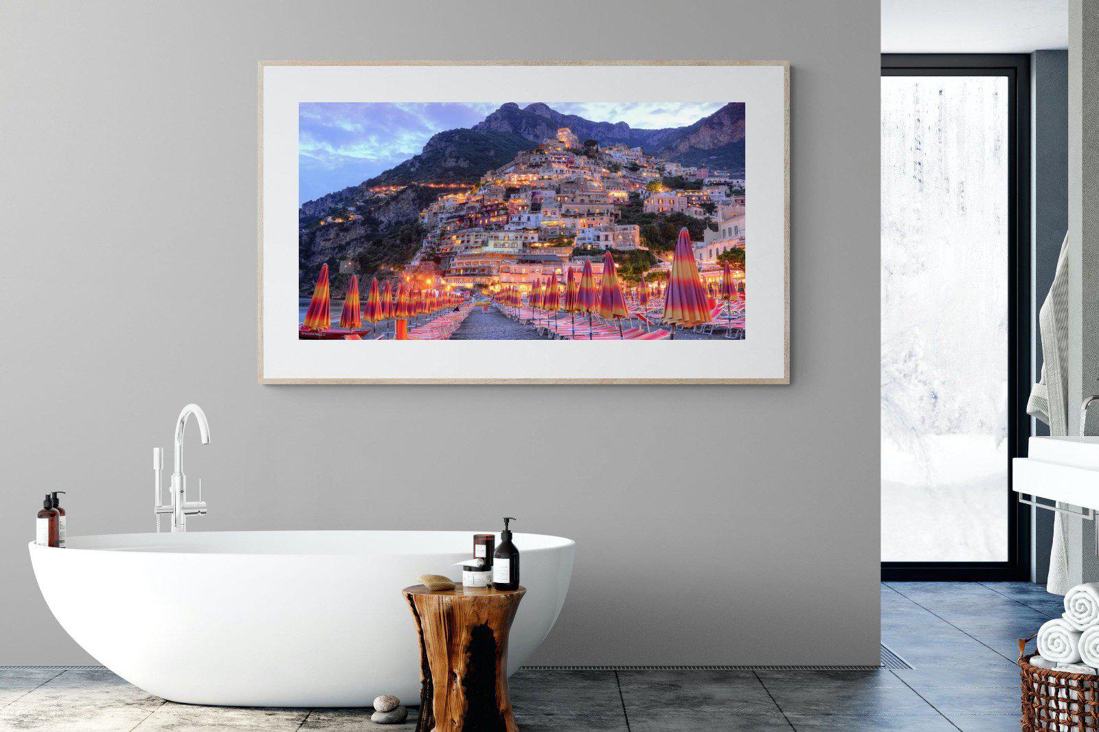 Positano-Wall_Art-180 x 110cm-Framed Print-Wood-Pixalot