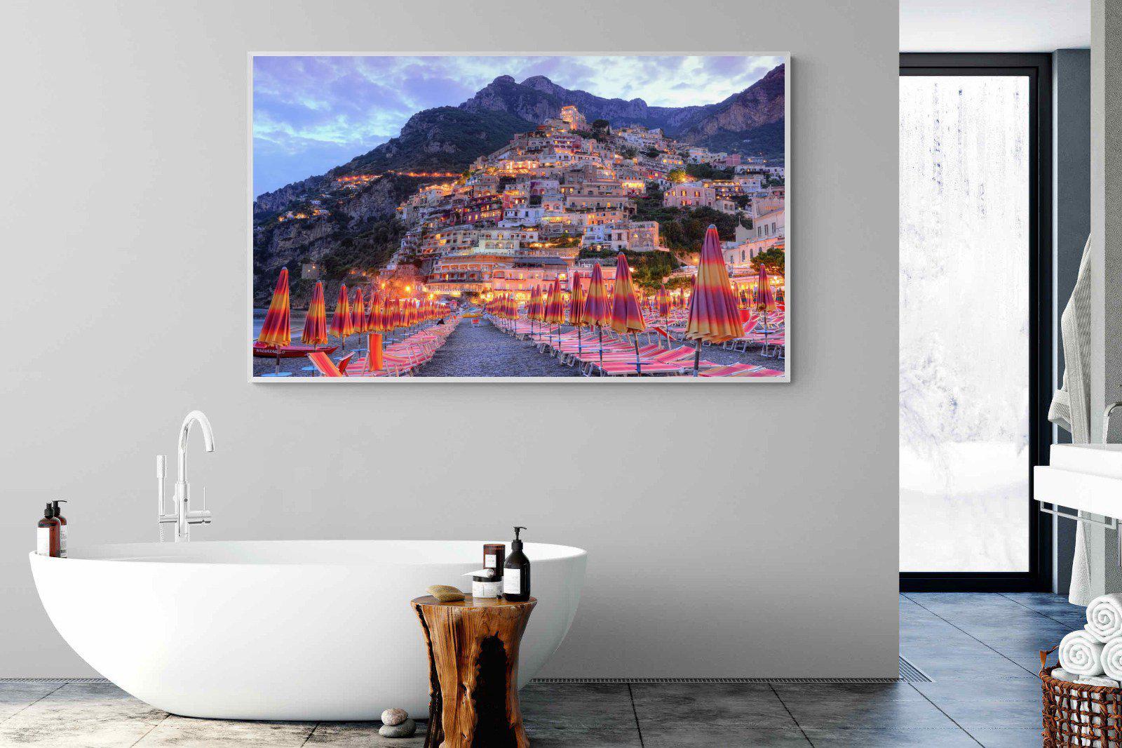 Positano-Wall_Art-180 x 110cm-Mounted Canvas-White-Pixalot