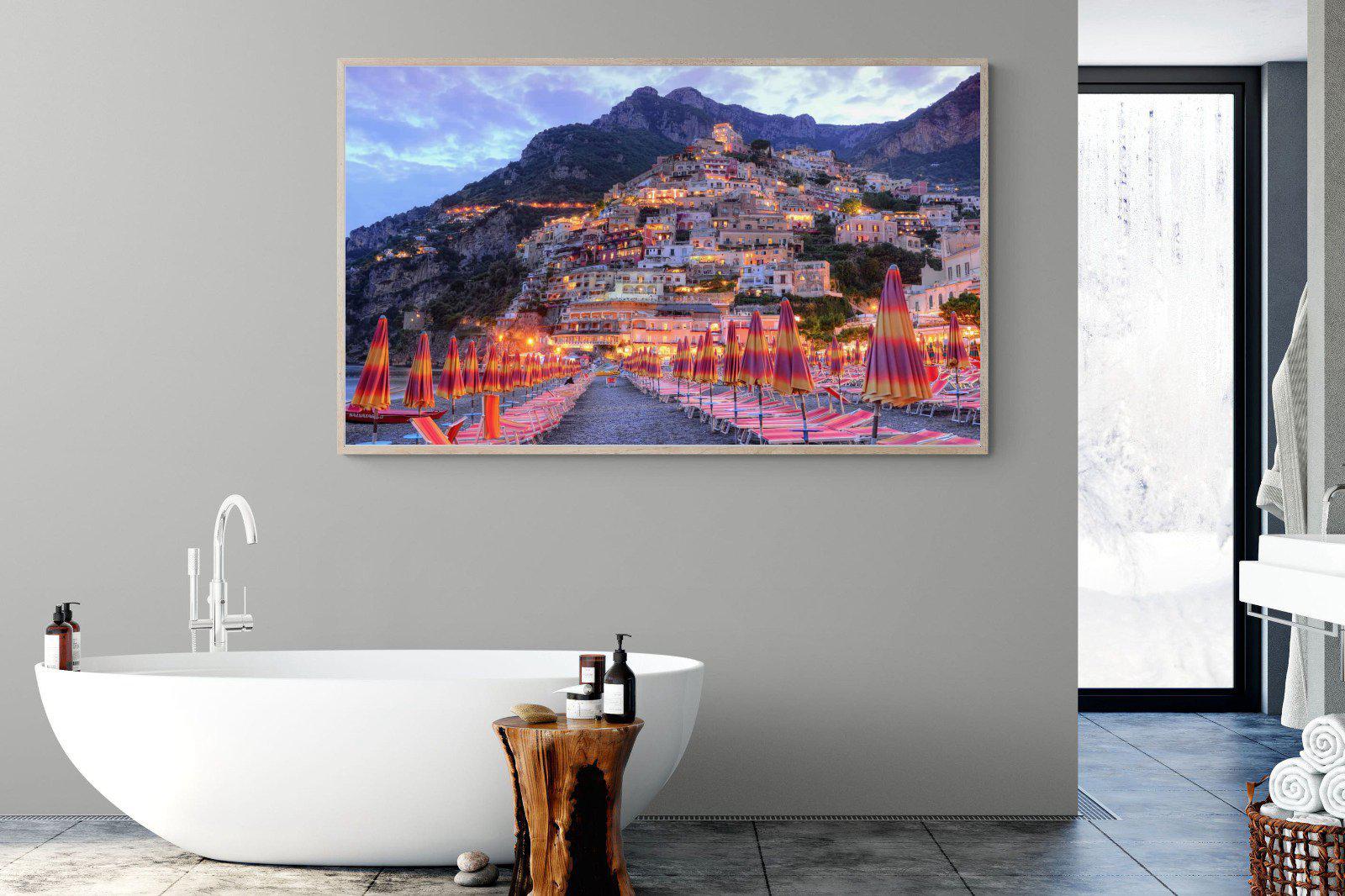 Positano-Wall_Art-180 x 110cm-Mounted Canvas-Wood-Pixalot