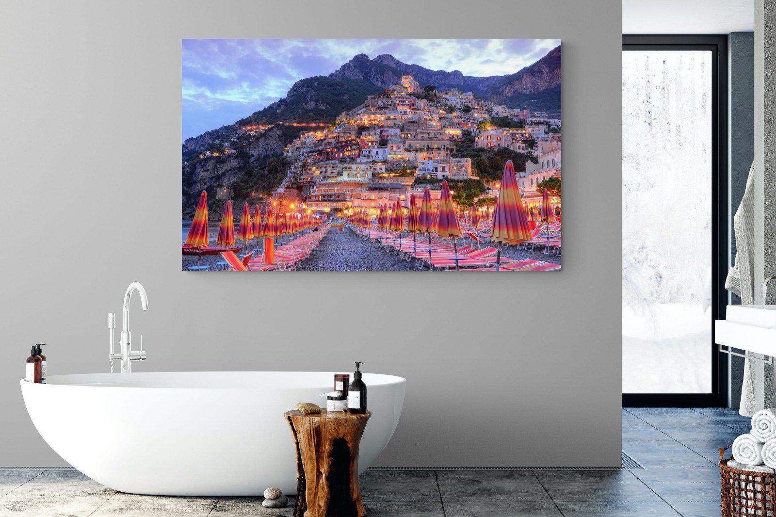 Positano-Wall_Art-180 x 110cm-Mounted Canvas-No Frame-Pixalot