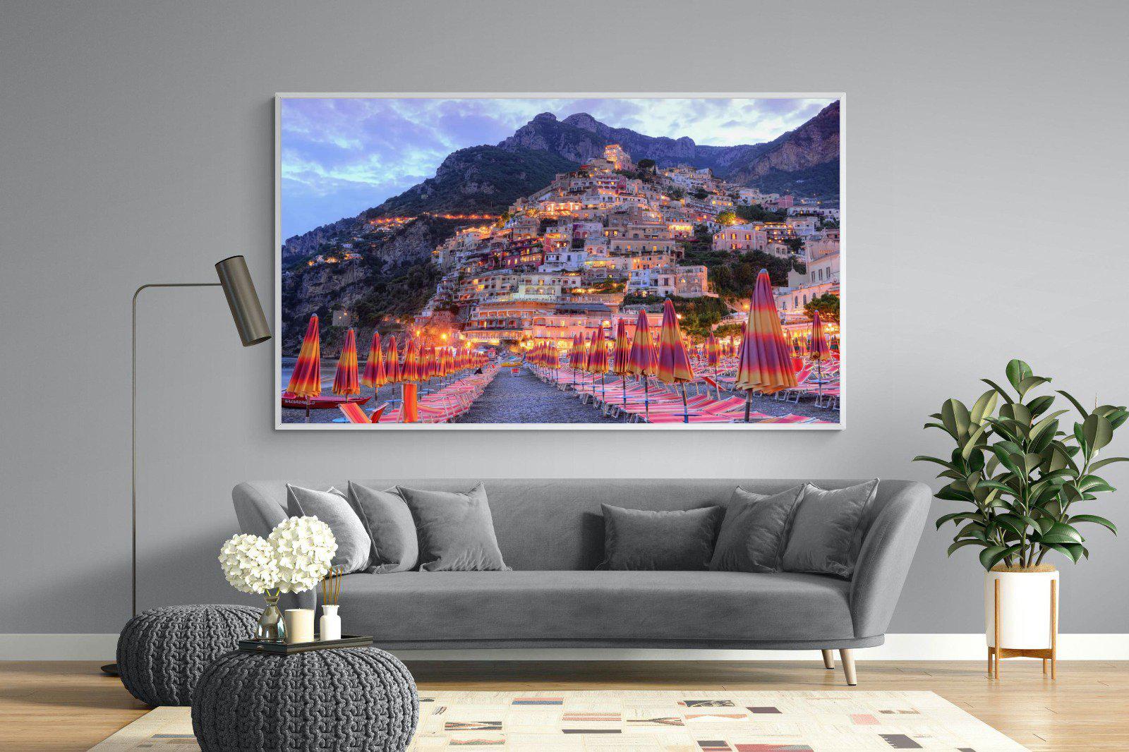Positano-Wall_Art-220 x 130cm-Mounted Canvas-White-Pixalot