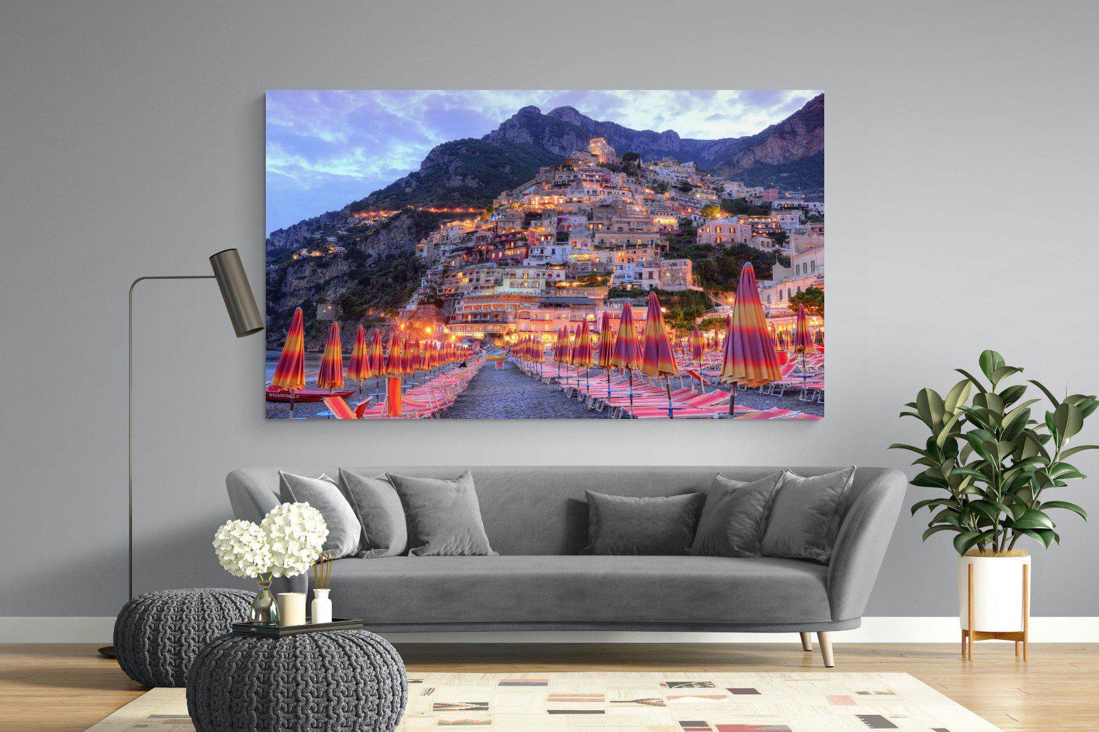 Positano-Wall_Art-220 x 130cm-Mounted Canvas-No Frame-Pixalot