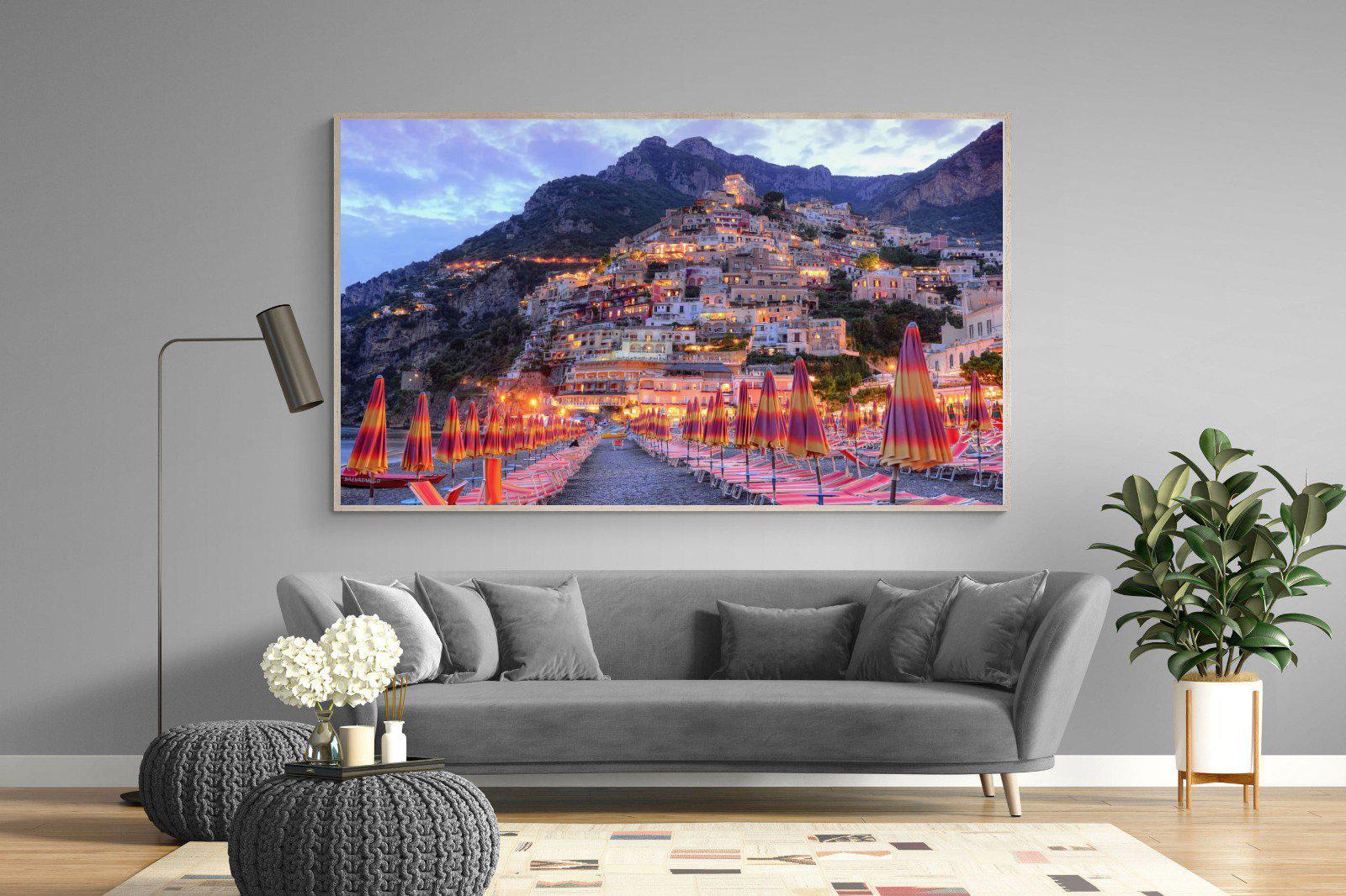 Positano-Wall_Art-220 x 130cm-Mounted Canvas-Wood-Pixalot