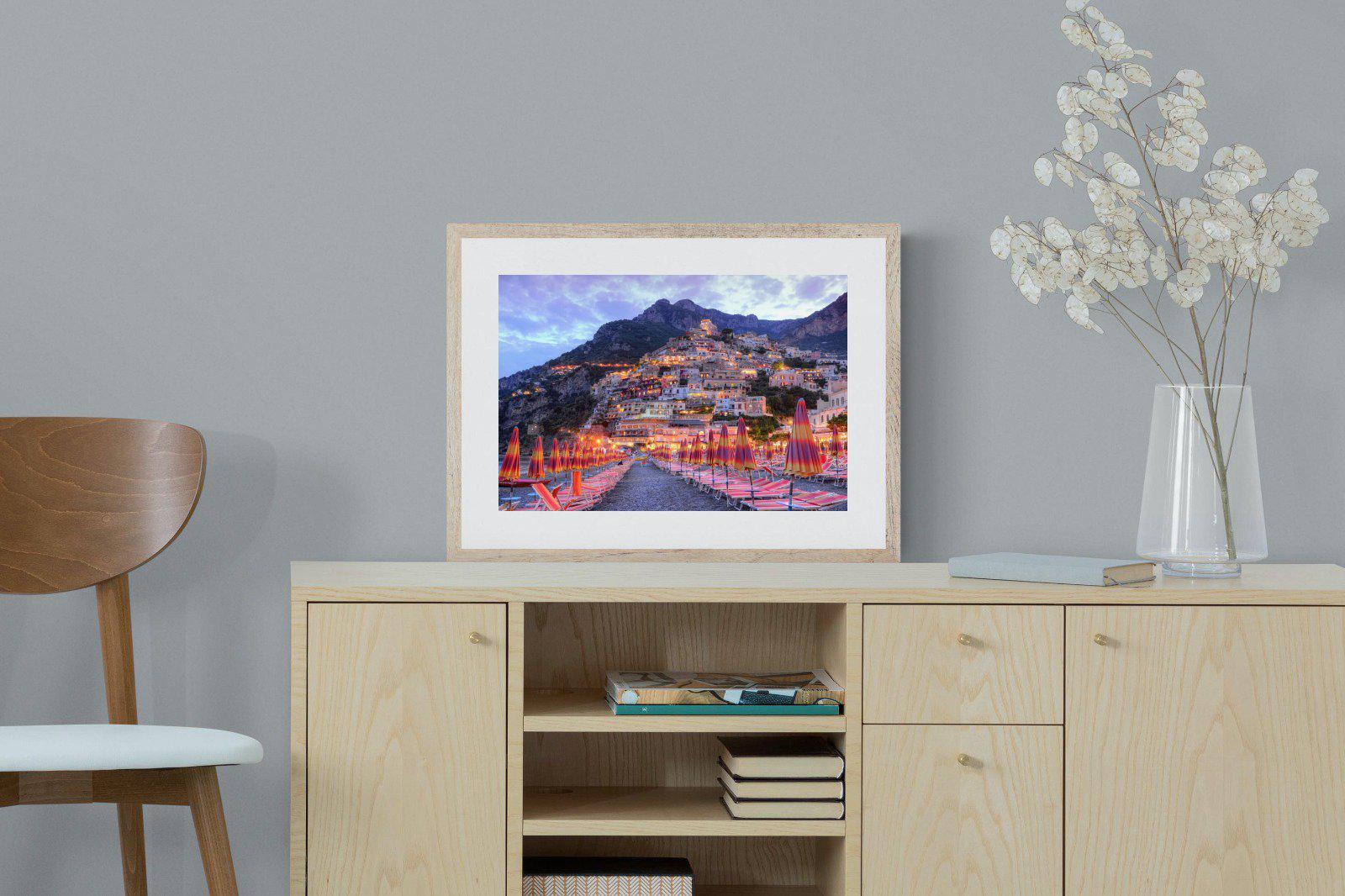 Positano-Wall_Art-60 x 45cm-Framed Print-Wood-Pixalot