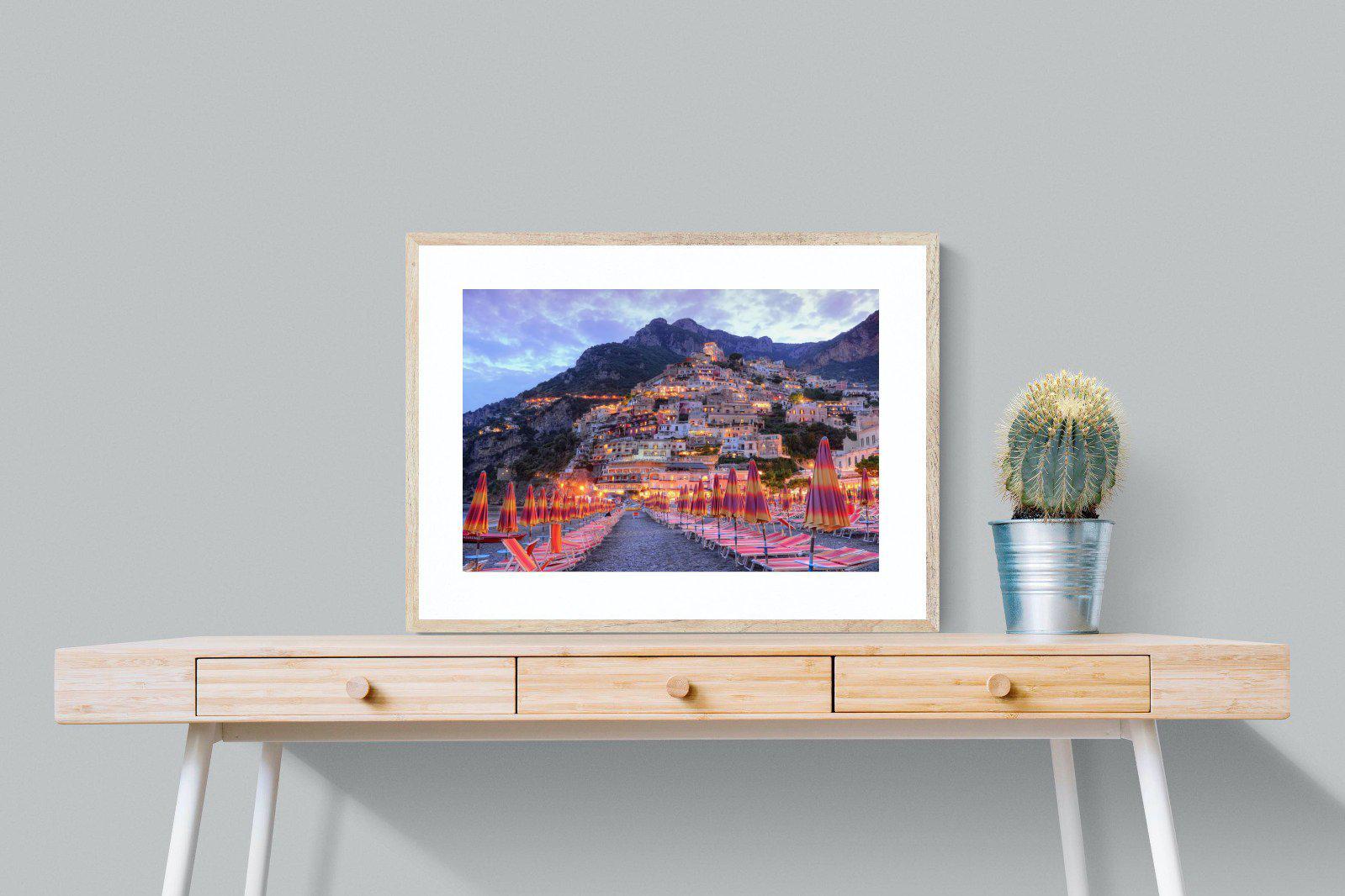 Positano-Wall_Art-80 x 60cm-Framed Print-Wood-Pixalot