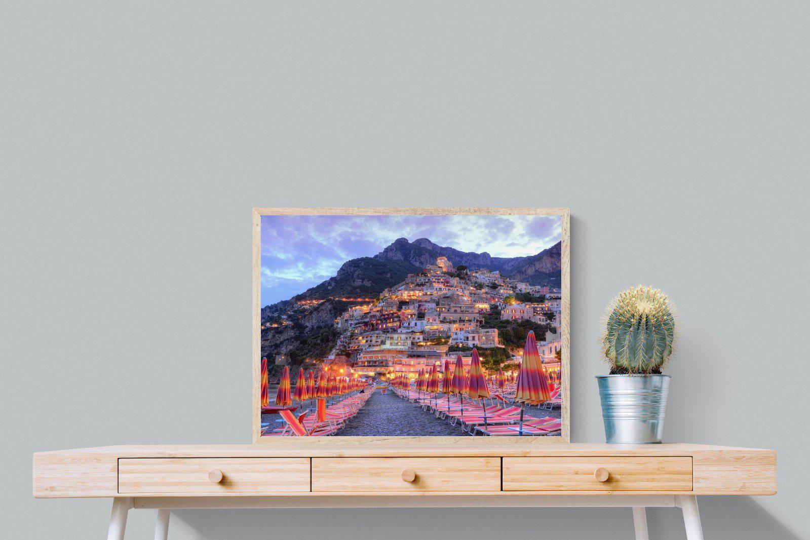 Positano-Wall_Art-80 x 60cm-Mounted Canvas-Wood-Pixalot