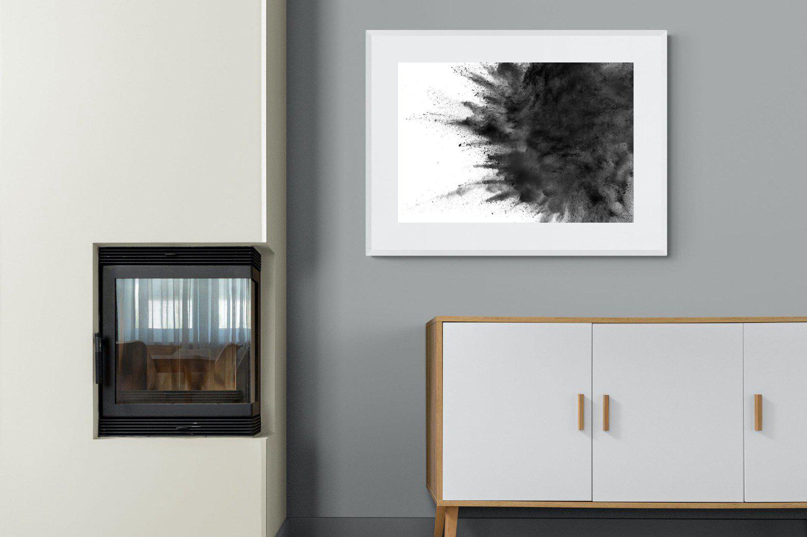 Powder-Wall_Art-100 x 75cm-Framed Print-White-Pixalot