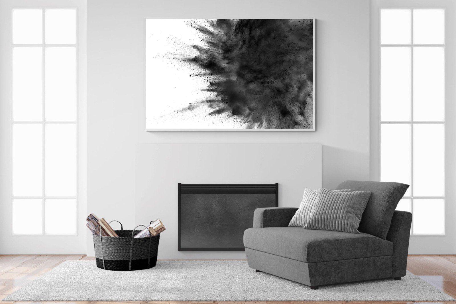 Powder-Wall_Art-150 x 100cm-Mounted Canvas-White-Pixalot