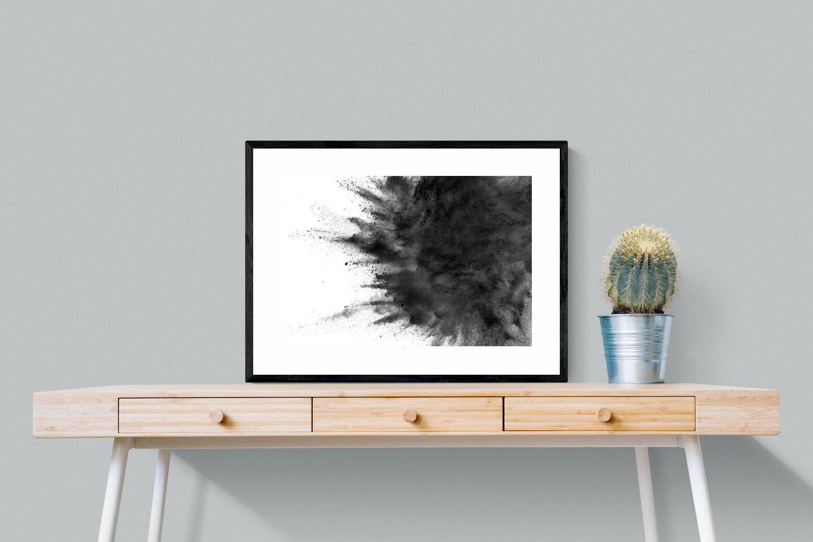 Powder-Wall_Art-80 x 60cm-Framed Print-Black-Pixalot