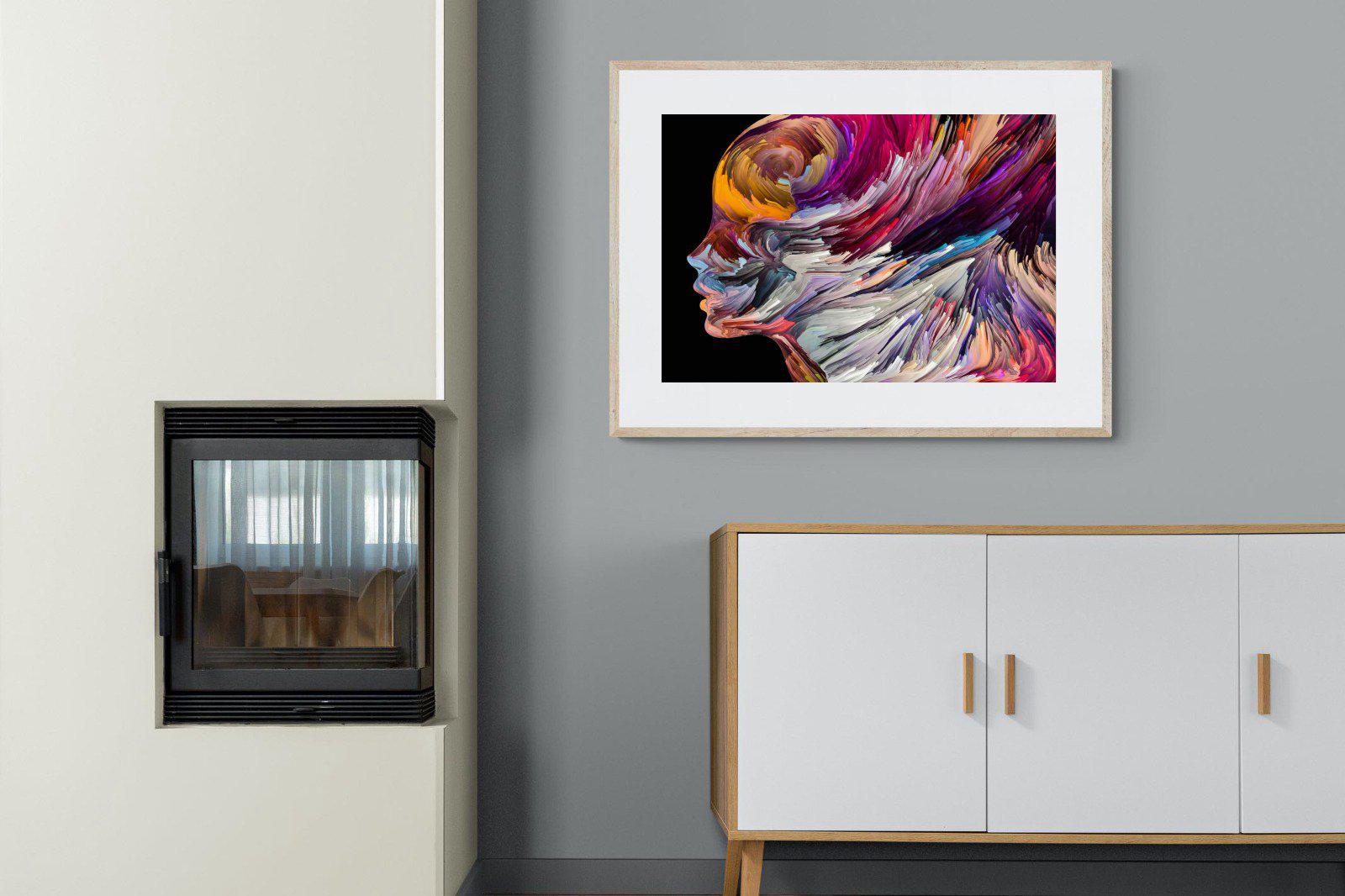 Power of the Mind-Wall_Art-100 x 75cm-Framed Print-Wood-Pixalot
