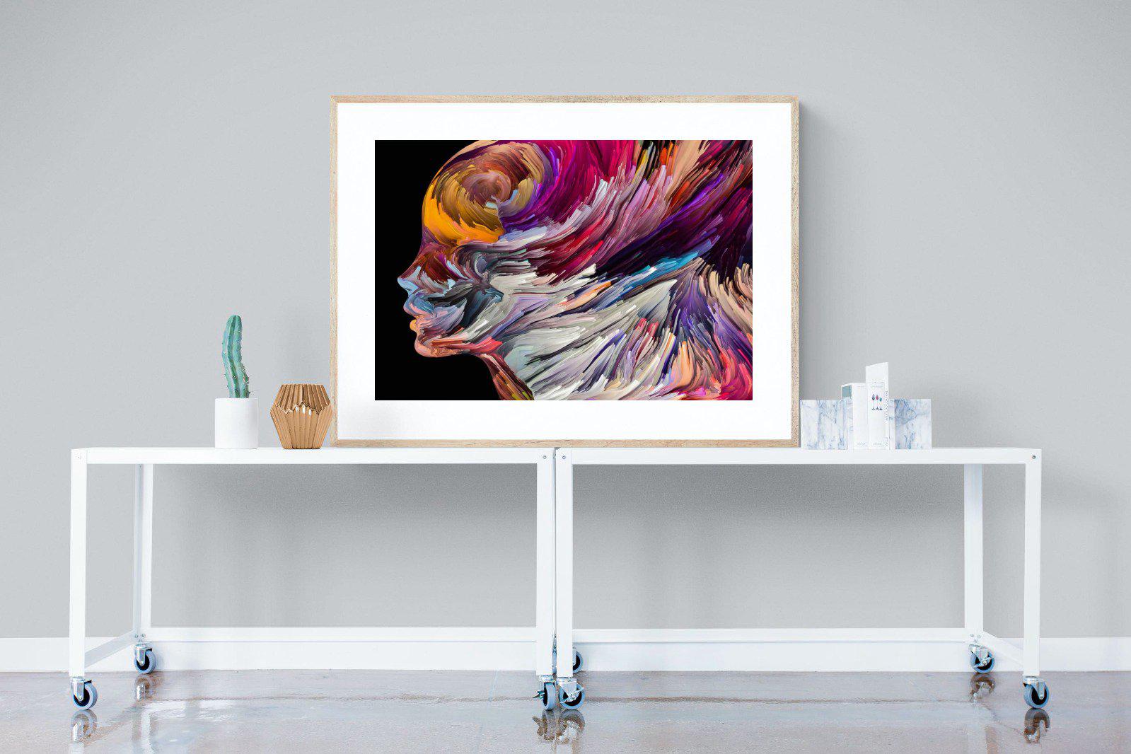 Power of the Mind-Wall_Art-120 x 90cm-Framed Print-Wood-Pixalot