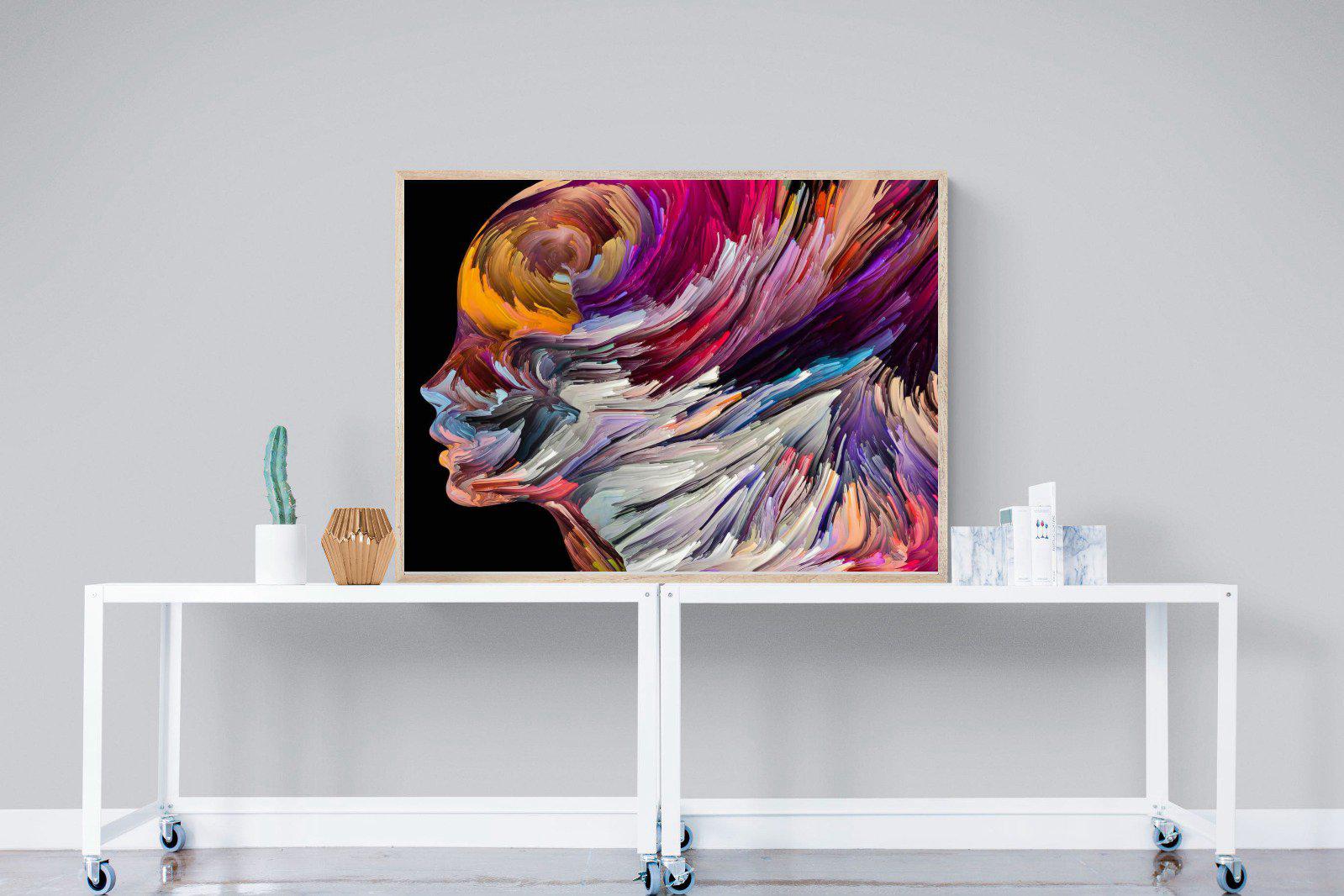 Power of the Mind-Wall_Art-120 x 90cm-Mounted Canvas-Wood-Pixalot