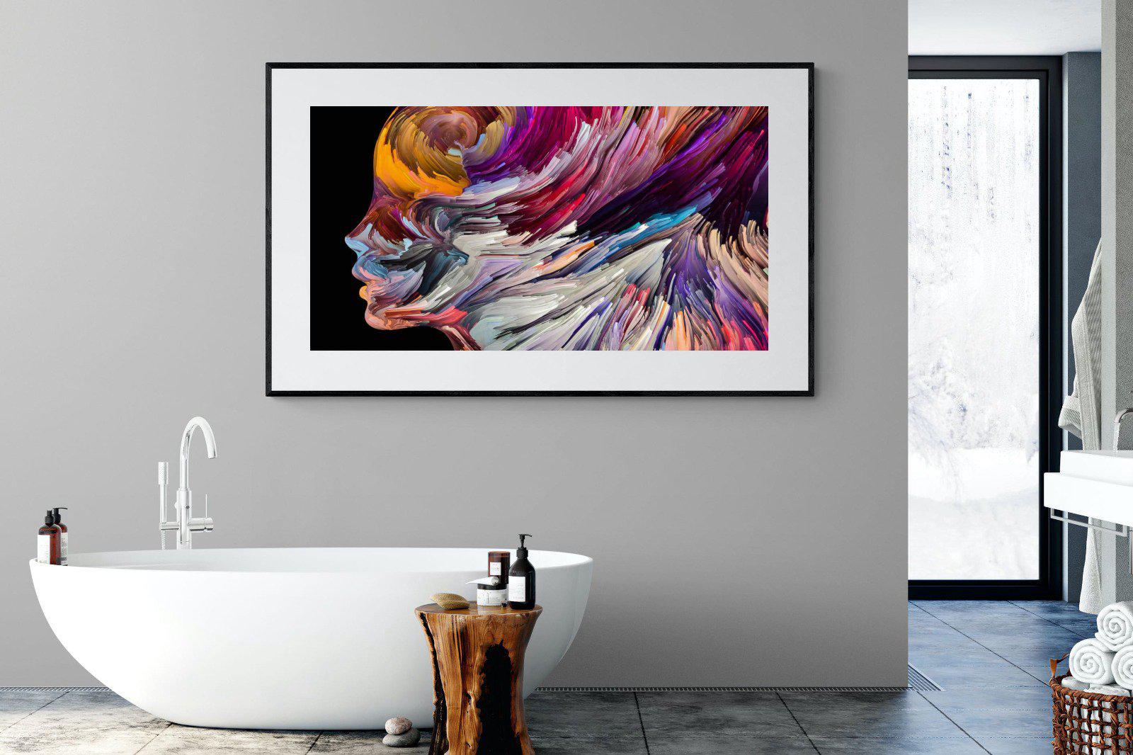 Power of the Mind-Wall_Art-180 x 110cm-Framed Print-Black-Pixalot